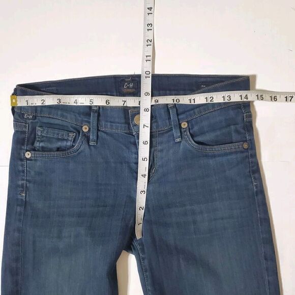 Citizens Of Humanity Ava Capri Jeans Size 26 Low Rise Straight Stretch Raw Hem - Picture 6 of 12